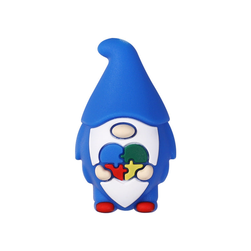 3D food-grade silicone beads -string pen accessories, cartoon animal puppy