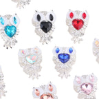 Heavy-Duty Double-Sided Owl Alloy Charm