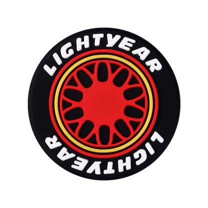 DIY collection of colorful word stickers silicone focal bead