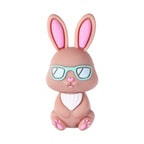 Easter 3D silicone beads, cartoon rabbit, three-dimensional gnome silicone bead accessories