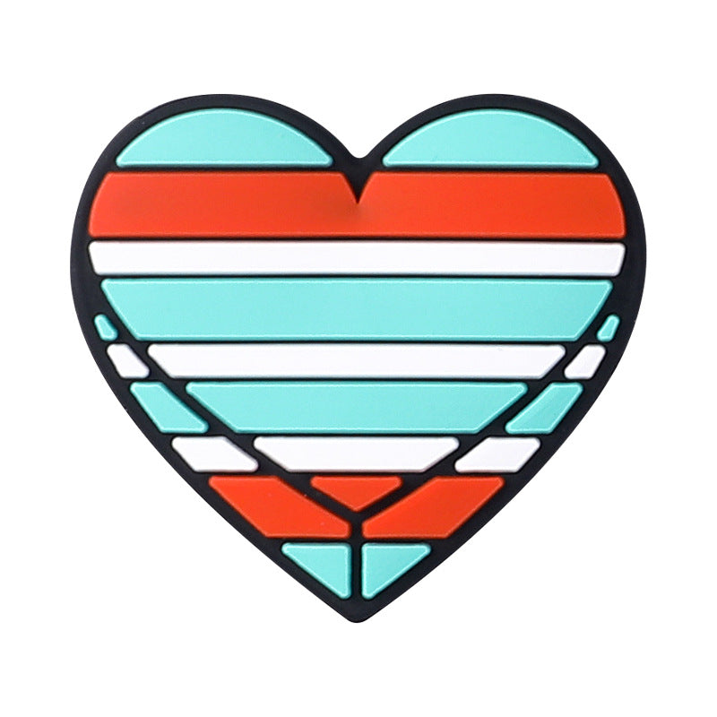 DIY Daisy heart, highland cow silicone focal bead