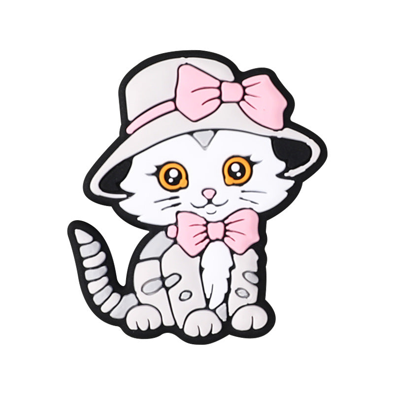 New kitten silicone focal beads