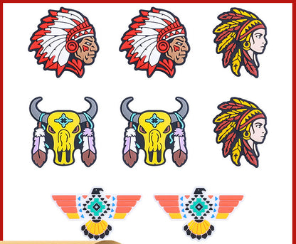 Bull head silicone focal bead