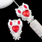 Heavy-Duty Double-Sided Owl Alloy Charm