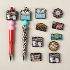 MAMA themed silicone focal beads