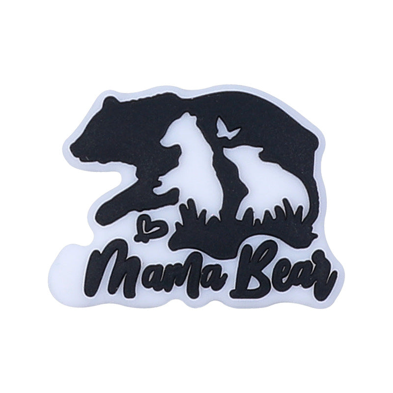 DIY Mom series silicone focal beads