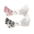 Kimhatter Angel Wing Crown Alloy Bead with Large Hole
