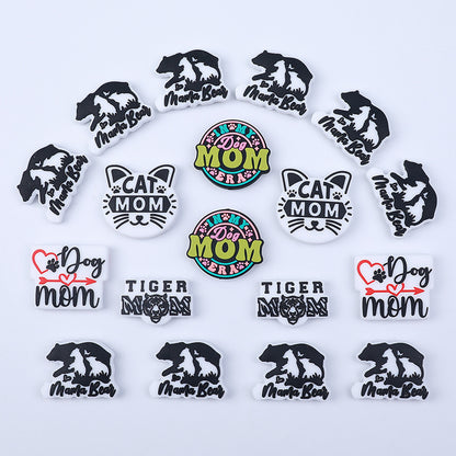 DIY Mom series silicone focal beads