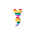 3D Cartoon butterfly & rainbow silicone focal bead