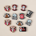 Cow themed, inscription, poop angel, silicone focal beads - different varieties and style