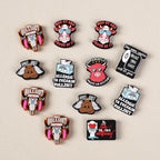 Cow themed, inscription, poop angel, silicone focal beads - different varieties and style