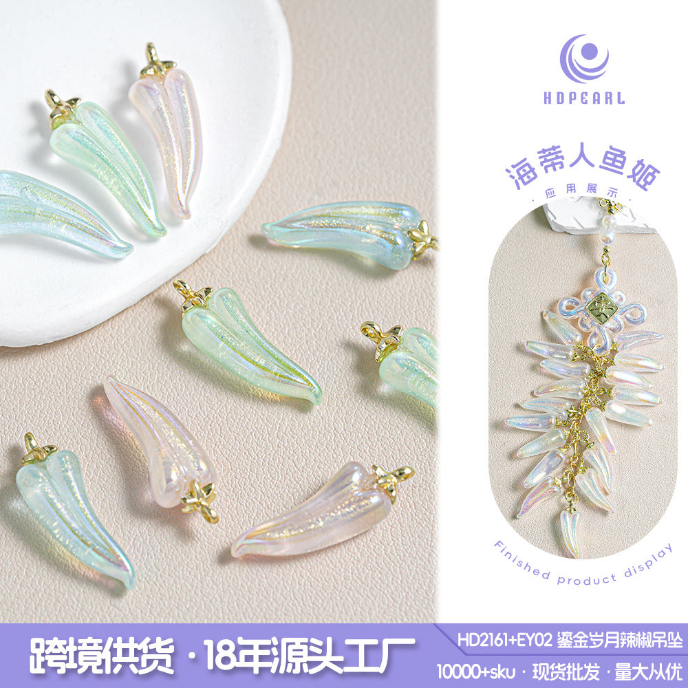 海蒂家小辣椒吊坠挂饰耳环diy手机链钥匙扣耳钉配件挂坠散批