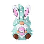 Easter 3D silicone beads, cartoon rabbit, three-dimensional gnome silicone bead accessories