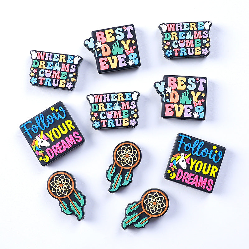 Creative cartoon silicone focal bead