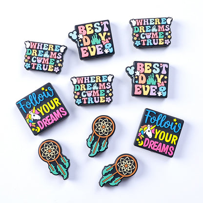 Creative cartoon silicone focal bead