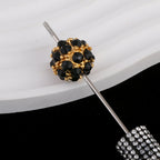 Colored Crystal Glass Alloy Beads with Straight Hole
