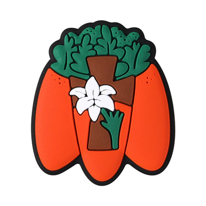 Easter 3D silicone beads, cartoon rabbit, three-dimensional gnome silicone bead accessories