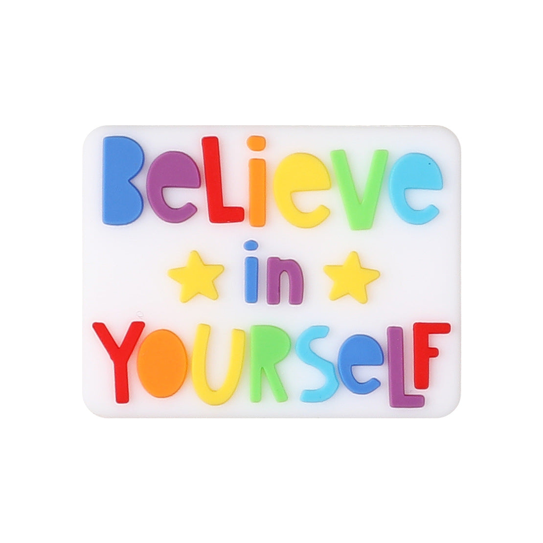 DIY Creative rainbow silicone focal beads