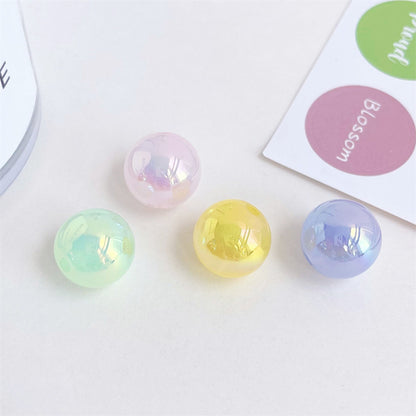 Colorful Jelly Style Round Beads – Acrylic, 12mm & 16mm, 30pcs Candy Color Mix
