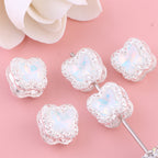 Heavy Duty Double-Sided Alloy Small Butterfly with Zircon