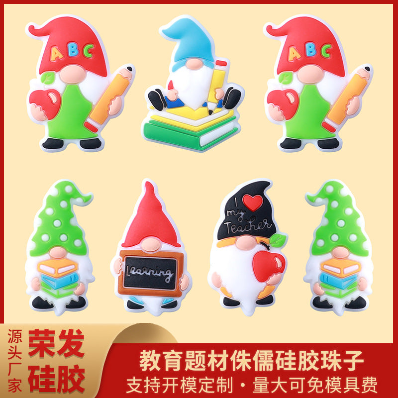 New Cartoon dwarf silicone focal bead
