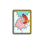 Tarot card themed silicone focal bead