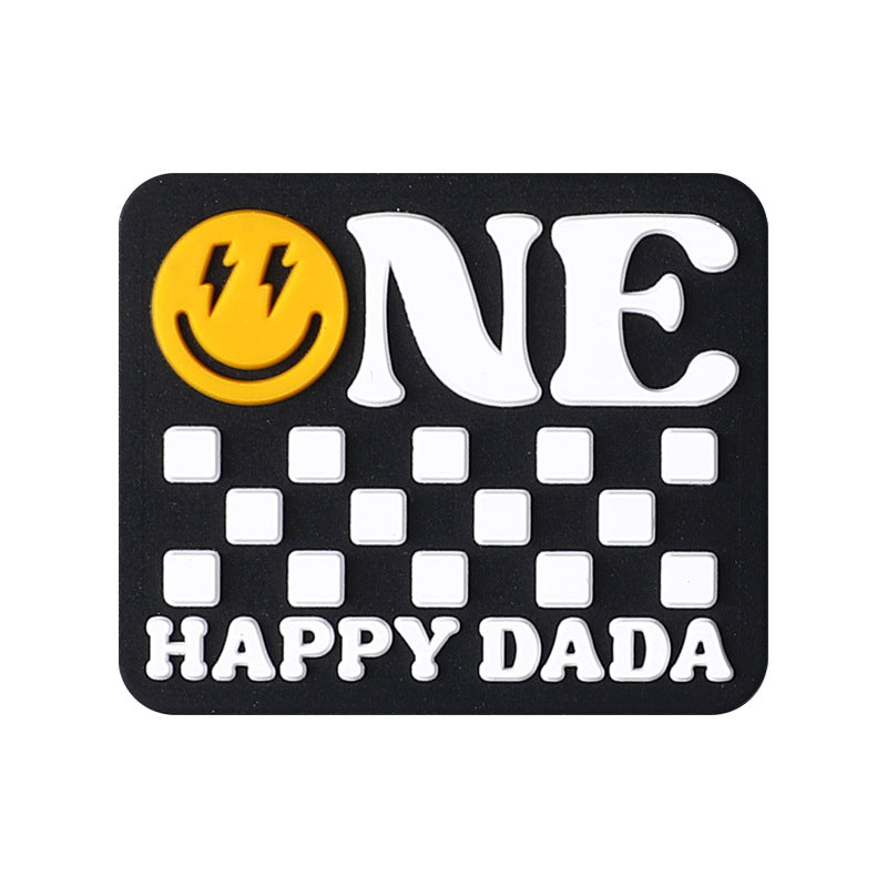 HAPPY SMILE SILICONE FOCAL BEAD