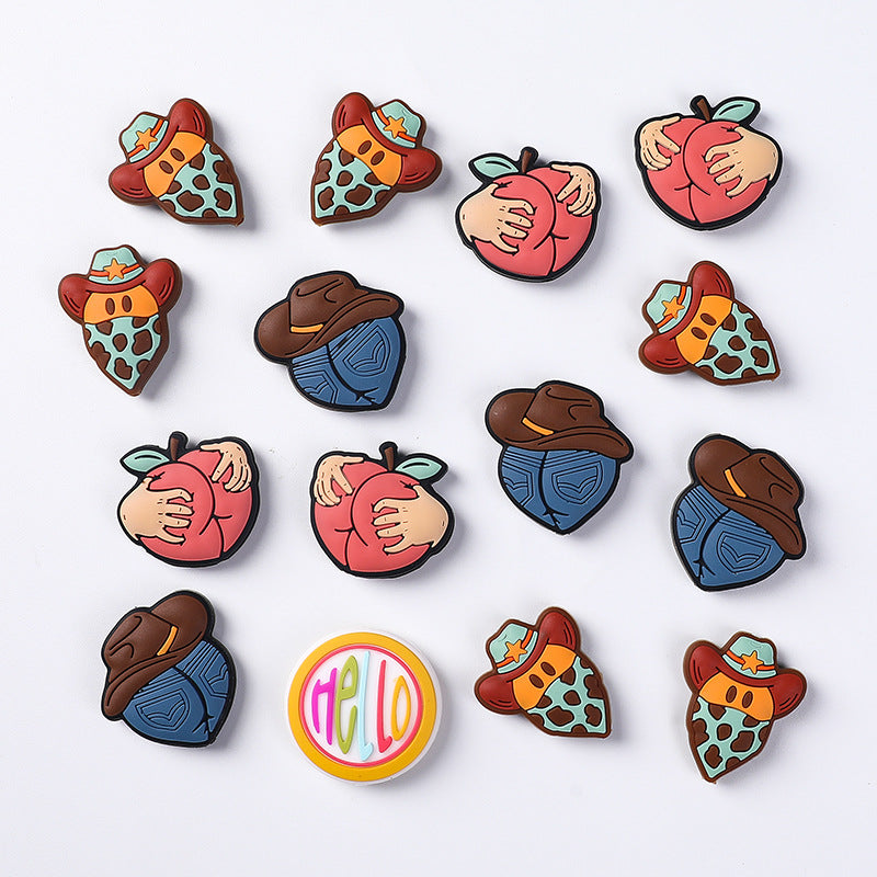 Food-grade silicone focal beads