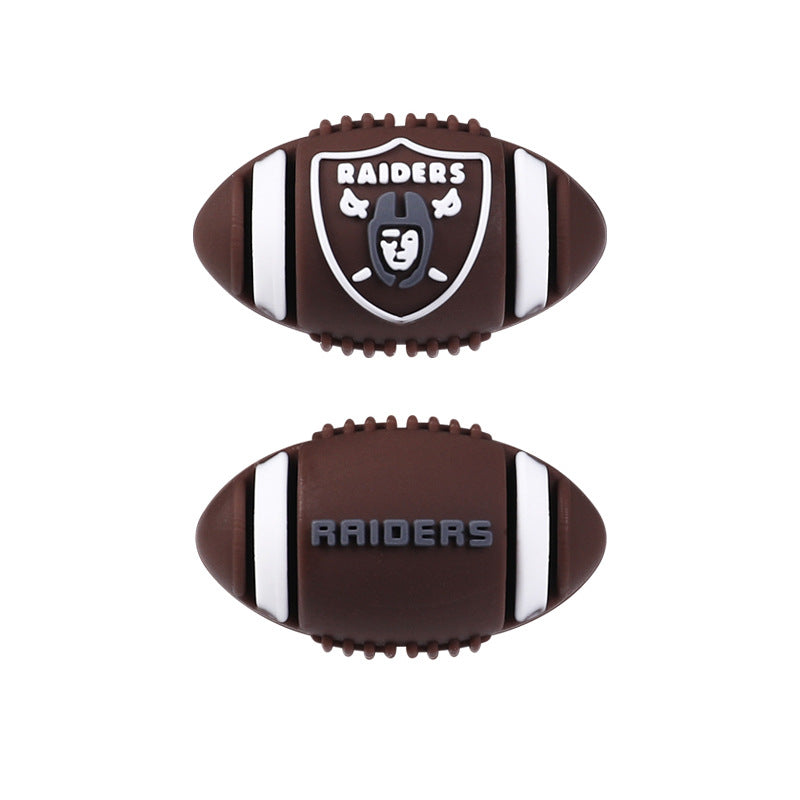 NFL Football 3D Silicone DIY Beads