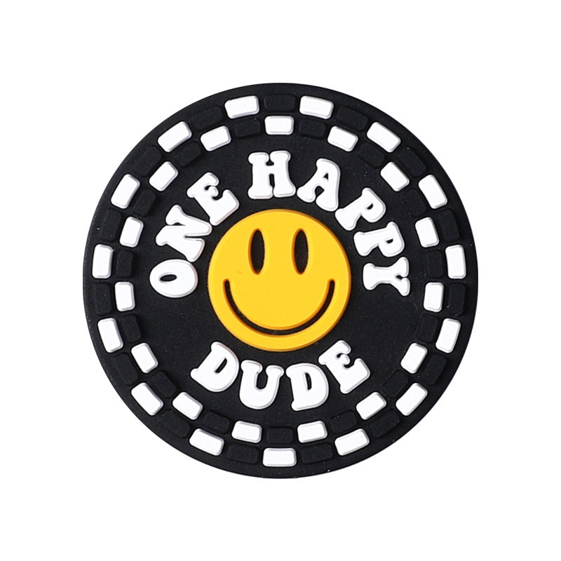 HAPPY SMILE SILICONE FOCAL BEAD