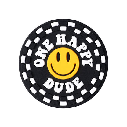 HAPPY SMILE SILICONE FOCAL BEAD