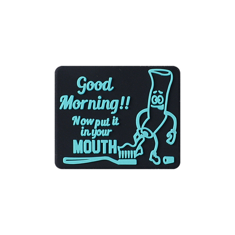 Quirky epoxy letter silicone focal bead