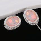 2mm Hole Silver Mocha Alloy Beads for Pen Making (Oval/Heart Shape)