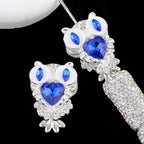 Heavy-Duty Double-Sided Owl Alloy Charm