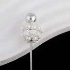 Colored Crystal Glass Alloy Beads with Straight Hole