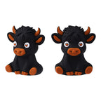 3D Highland cow DIY silicone beads