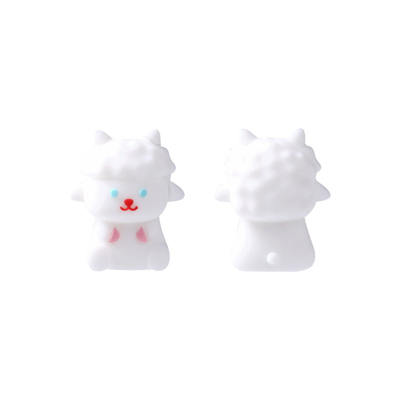 3D Highland cow DIY silicone beads
