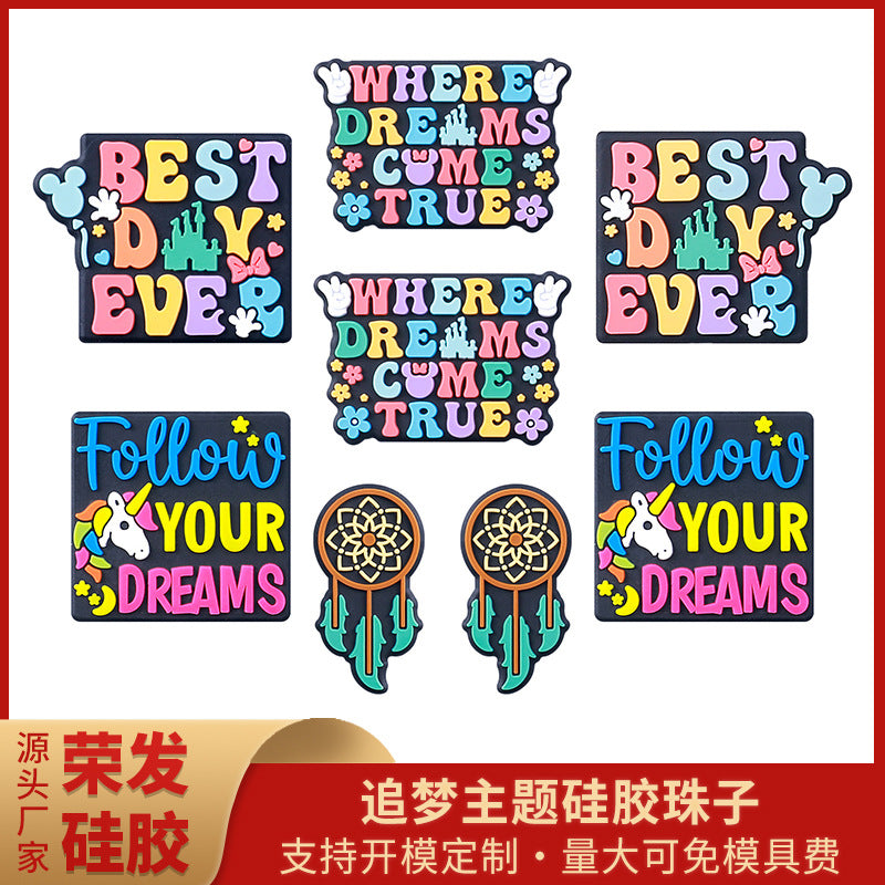 Creative cartoon silicone focal bead