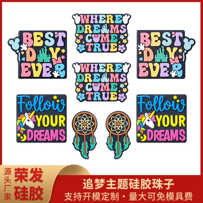 Creative cartoon silicone focal bead