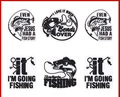 Fishing themed silicone focal beads
