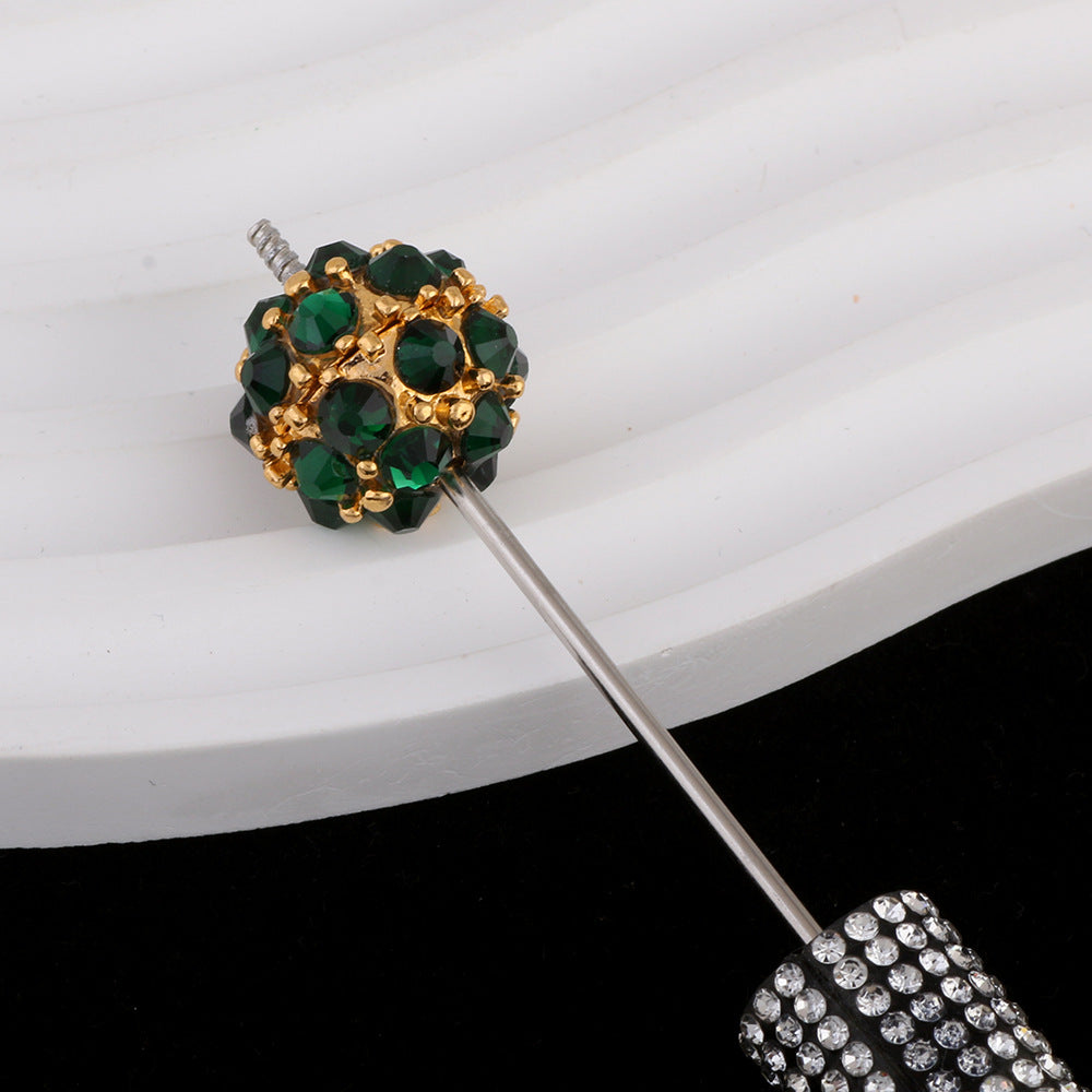 Colored Crystal Glass Alloy Beads with Straight Hole
