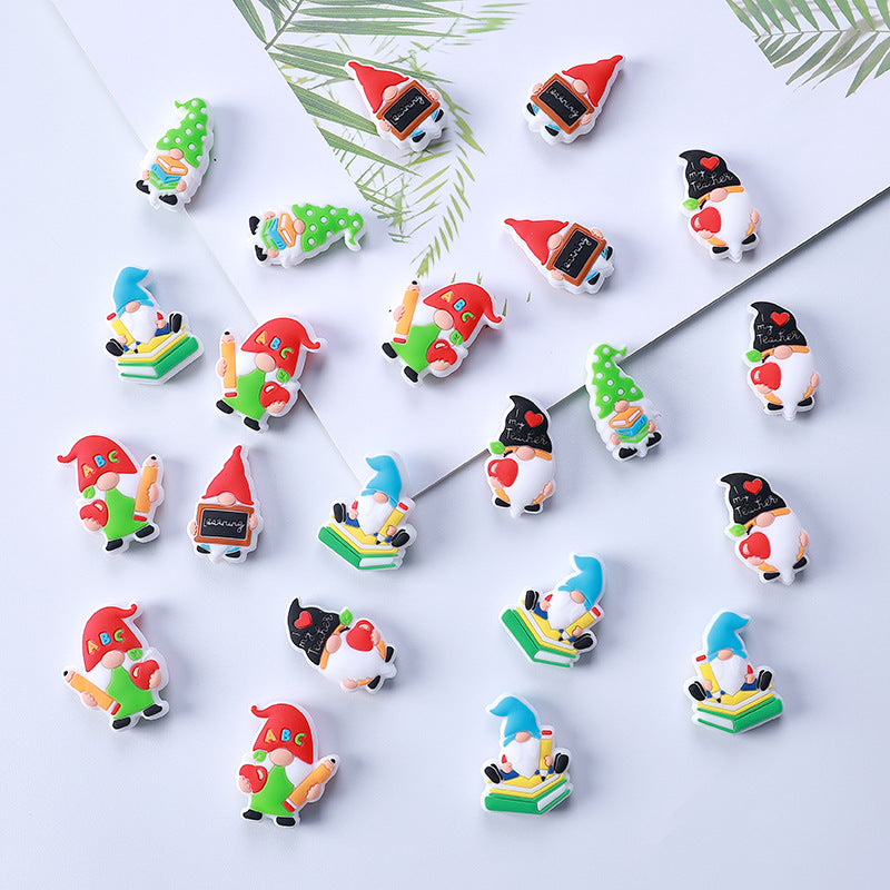 New Cartoon dwarf silicone focal bead