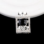 Kimhatter Mini Perfume Bottle Alloy Charm Bead with Straight Hole