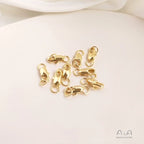 14K gold-plated 18K real gold spring buckle necklace bracelet ending lobster connection buckle DIY handmade material accessories