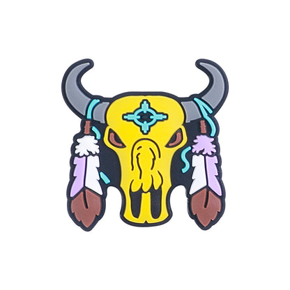 Bull head silicone focal bead