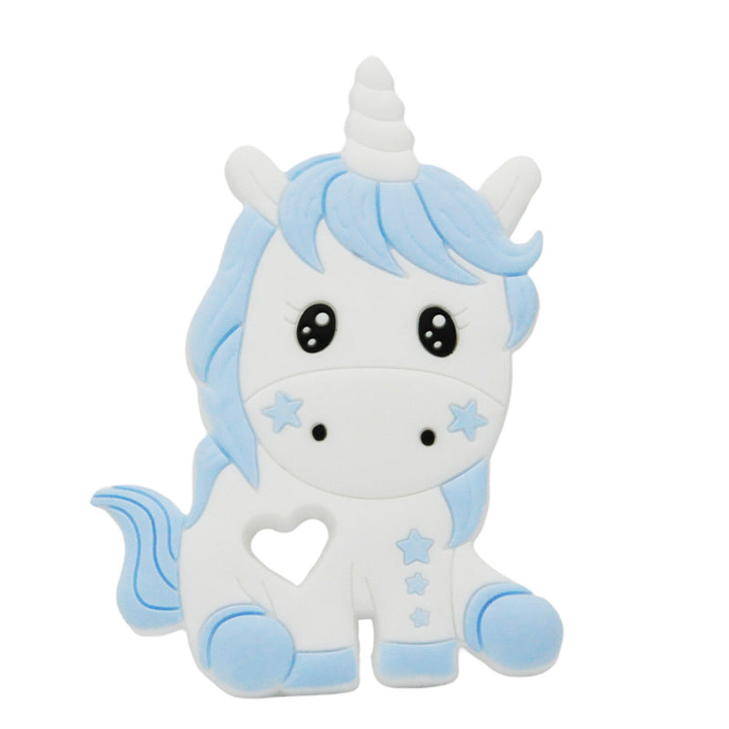 Baby cartoon highland cow, bear, unicorn, panda, dinosaur silicone focal bead