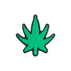 Green leaf silicone focal bead