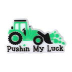 St. Patrick's day silicone focal beads