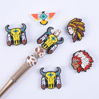 Bull head silicone focal bead