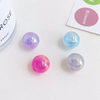 Colorful Jelly Style Round Beads – Acrylic, 12mm & 16mm, 30pcs Candy Color Mix
